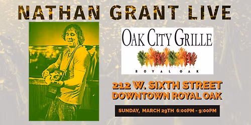 Nathan Grant at Oak City Grille!