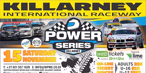 POWER SERIES REACHES A THRILLING CLIMAX ON 15 NOVEMBER!