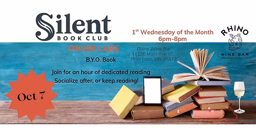 October 7 Silent Book Club Meeting