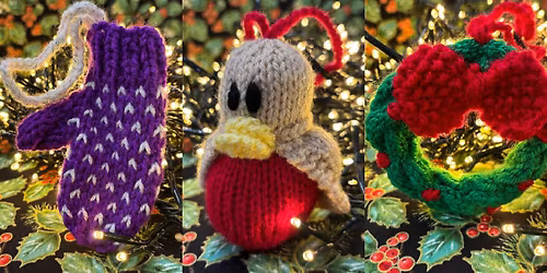 Knit Your Own Christmas Decorations Workshop