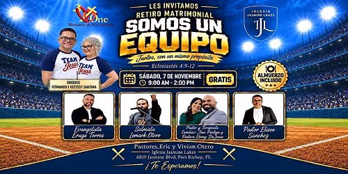 Retiro Matrimonial "Somos Un Equipo"