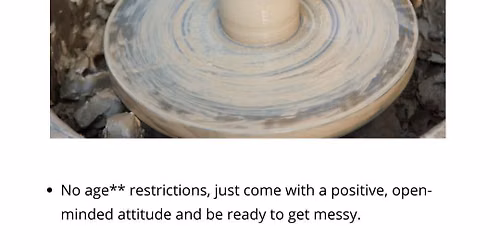 Friday 1-day Pottery Wheel Class