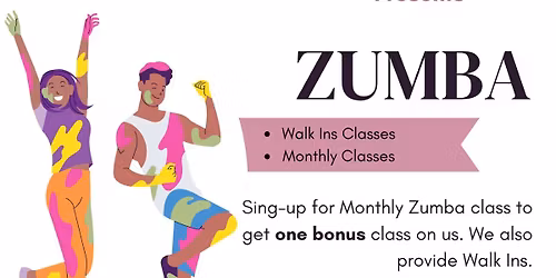 Zumba Dance Class Sign up