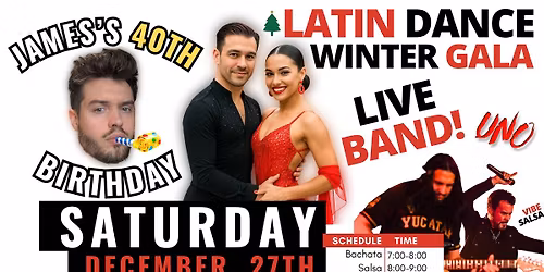 \ud83d\udea8 Latin Dance Winter Gala!! \ud83d\udea8!! \ud83d\udc83\ud83d\udd7a Gala d'Hiver!! \ud83e\udd73 LIVE BAND!!\ud83c\udfb6\ud83c\udfb6