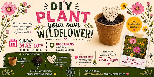 Mother's Day DIY Plant Your Own Wildflowers Makers Event