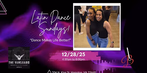 Latin Dance Sundays at The Vanguard! (12\/28\/25)