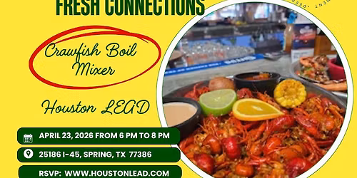 Crawfish Boil Mixer - Houston LEAD North Region