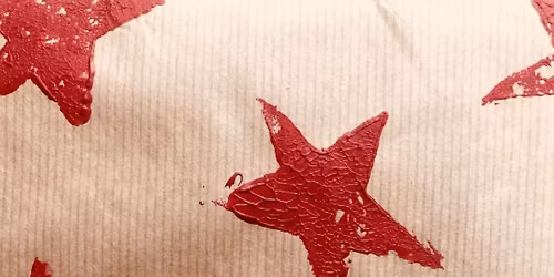 Print your own wrapping paper workshop