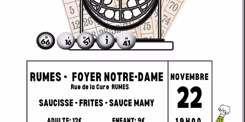 Souper Bingo du Patro de Rumes 