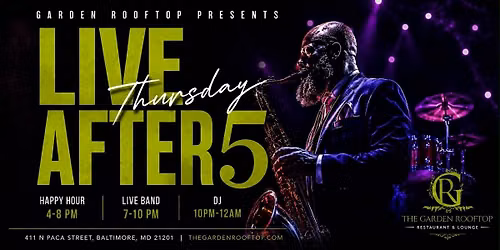 Live After 5 | Happy Hour | Live Band