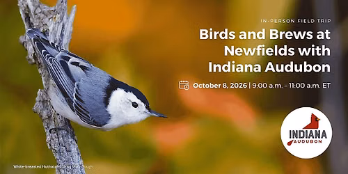 Birds and Brews at Newfields with Indiana Audubon