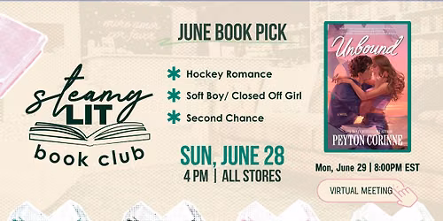 Ft Lauderdale - Steamy Lit Bookclub - Unbound by Peyton Corinne