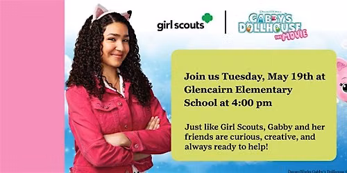 Gabby's Dollhouse Movie Night at Glencairn Elementary