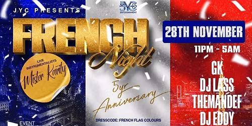 FRENCH NIGHT \ud83c\uddeb\ud83c\uddf7 5 YEARS ANNIVERSARY