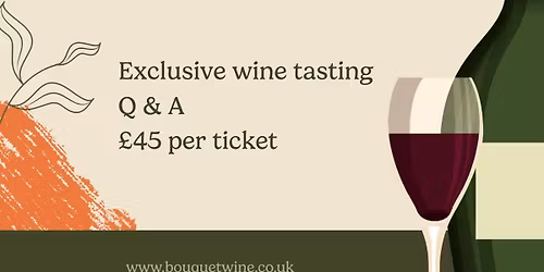 Meet the wine maker at Bouquet! 