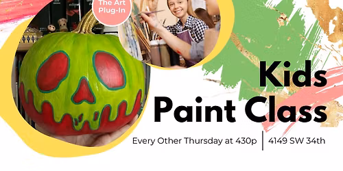 Kids Paint Class - Pumpkin Painting