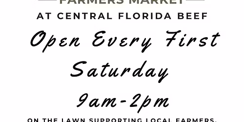 Brooksville Farmers Market at Central Florida Beef