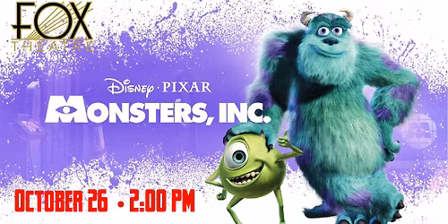 Halloween Film Series: Monsters, Inc.