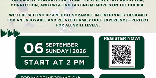 2nd Annual Family Golf Tournament
