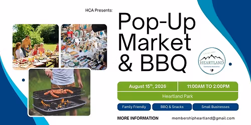2026 HCA's Pop Up Market & BBQ