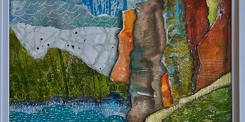 Gelli Plate Print Landscapes