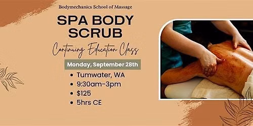 Tumwater Spa Body Scrub and Herbal Compress Treatment CE