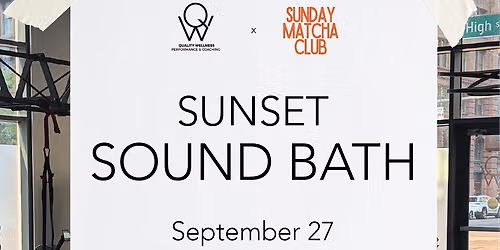 SUNSET SOUND BATH \ud83c\udf05