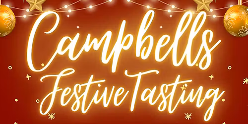 FREE Festive Tasting Event : No Booking Required