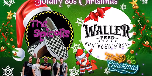 Totally 80s Christmas Party at Waller Feed Store!