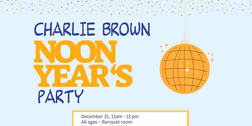 Charlie Brown Noon Year's Party