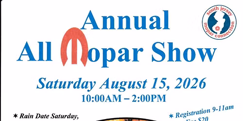 2026 All Mopar Show