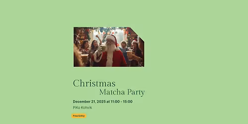 Christmas Matcha Party
