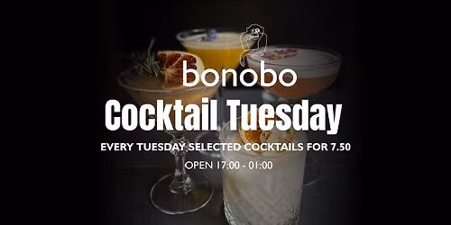 Cocktail Tuesday - selected cocktails for 7.50 eur