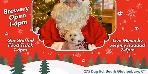 Pet Photos with Santa & Mrs. Claus at Hops on the Hill