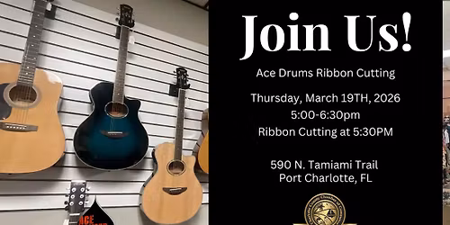 Ace Drums Ribbon Cutting