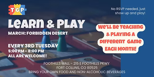 Learn & Play: Forbidden Desert