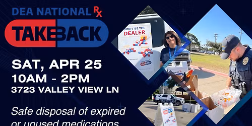 DEA Drug Take Back Event