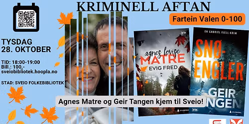 Kriminell aftan med Agnes Matre og Geir Tangen