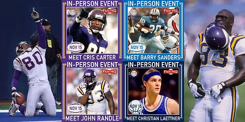 Carter, Randle, Sanders & Laettner Autograph Signing