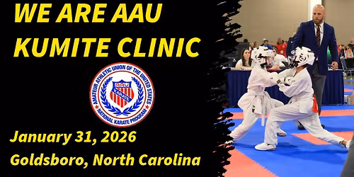 We Are AAU Kumite Clinic
