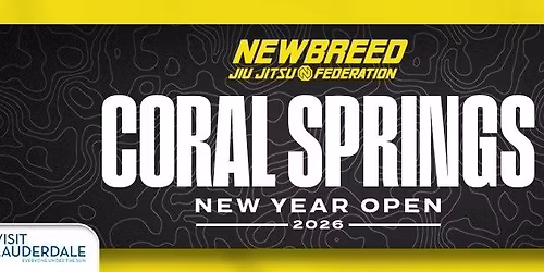 Coral Springs New Year Open