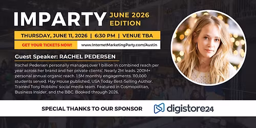 IMParty June 2026 Featuring Rachel Pedersen