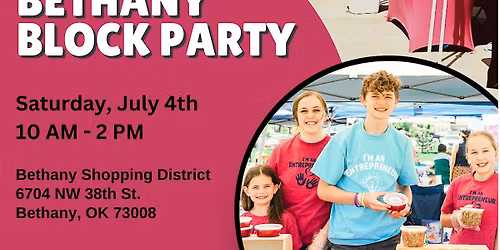 Kids Market at the Bethany Block Party