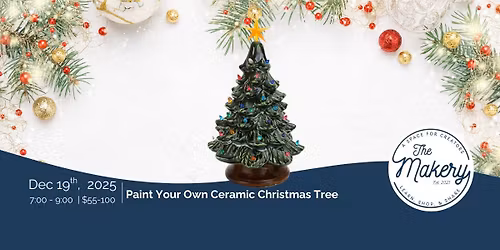 Paint Your Own Ceramic Christmas Tree