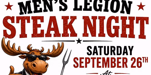 Men\u2019s legion Steak Night