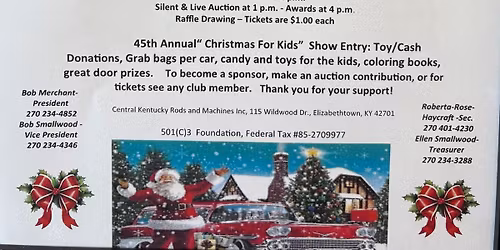 45th Annual Christmas for Kids Car Show