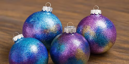 Galaxy Holiday Ornament Painting Workshop (4" Glass Ornaments)