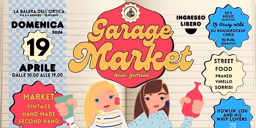 GARAGE MARKET DELLE GEMELLE - 19 Aprile 2026