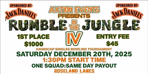 Rumble In the Jungle Tournament
