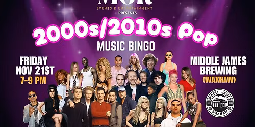 Music Bingo! Friday Night, November 21